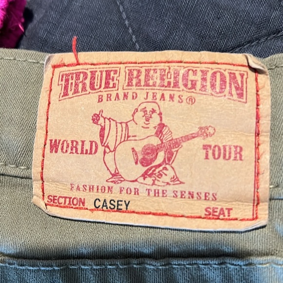 True religion army green jeans. - Picture 3 of 7